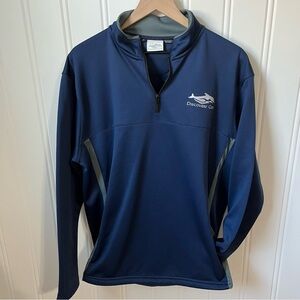 Discovery Cove Swim with Dolphins Quarter Zip Pullover Vacation Souvenir Men’s L